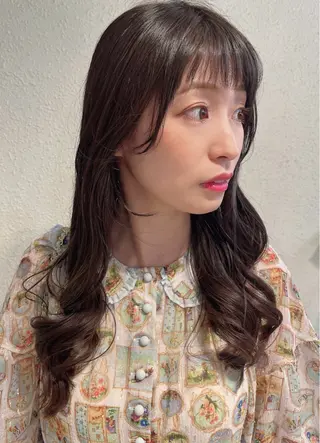 ロング カラー 似合わせカット🌷関 郁美🌷のヘアスタイル
