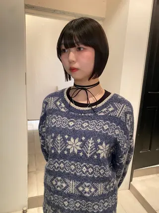 ショート riria/ボブ /ブラウンカラー🎀のヘアスタイル