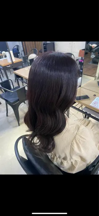 ロング カラー ヘアアレンジ 艶髪ハイトーン特化 梅田美容室SLYのヘアスタイル