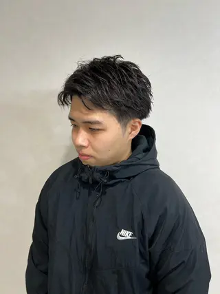 ショート メンズ Yui/メンズカラー /シャドウパーマのヘアスタイル