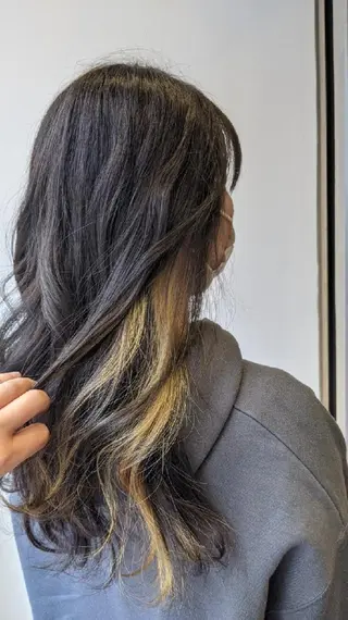 ロング カラー 髪質改善＆白髪ぼかし カラー♡店長みやけ♡のヘアスタイル