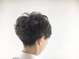 ショート パーマ メンズ Strawberry所属・原田 志保のヘアスタイル