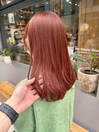 セミロング カラー HIROKI ” stylistのヘアスタイル