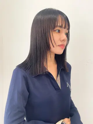 セミロング BoomBOX所属・HIBIKI/原宿 ハッシュカット🪄のヘアスタイル