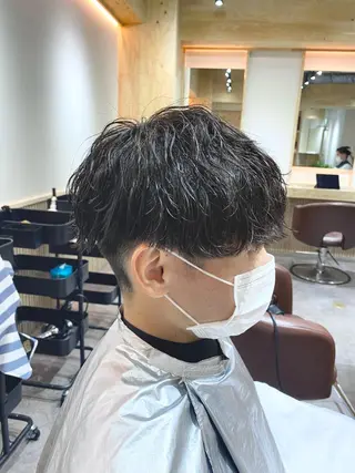 カラー パーマ メンズ メンズブリーチカラー /パーマ ごーた立川のヘアスタイル