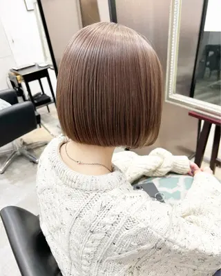 ショート カラー LITTY所属・レイヤー/髪質改善 /山永圭介のヘアスタイル