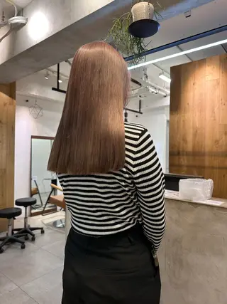 ロング カラー REINA☁️透明感 カラー/ぷつっと♡のヘアスタイル