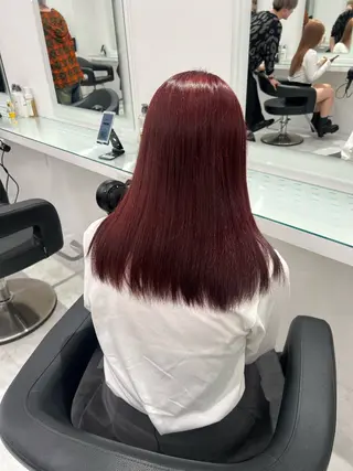 カラー ブリーチなし透明感 💗RYOTAのヘアスタイル