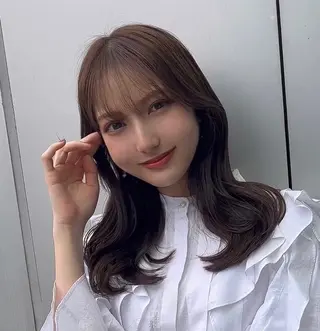 セミロング カラー 🌫️大人韓国ヘア 🌫️naoyaのヘアスタイル