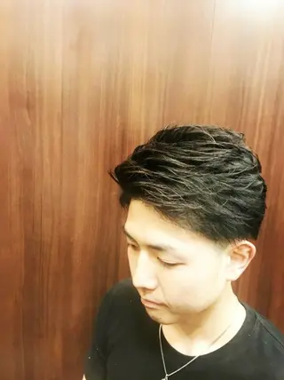 ショート Brotokyo BARBERSHOP 銀座店所属・BroTokyo マルのヘアスタイル