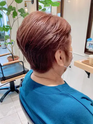 ショート カラー 大野 まゆのヘアスタイル