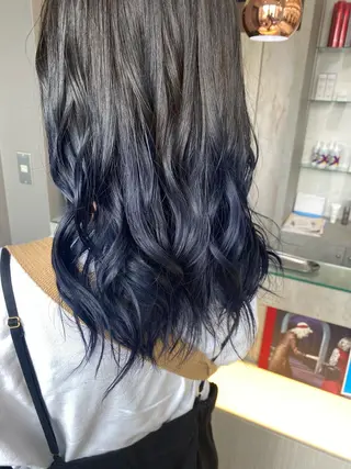 セミロング カラー jill by gisel＿奥家のヘアスタイル