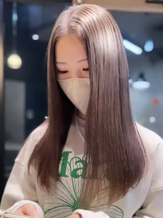 ロング 縮毛矯正 髪質改善　鈴木のヘアスタイル