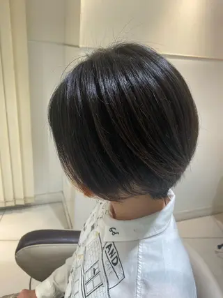 ショート 透明感カラー💜艶髪 sayakaのヘアスタイル