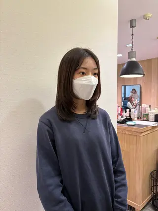 ミディアム 和泉市/ LORAN/原田のヘアスタイル