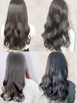 セミロング 【明石の艶髪神様】 染澤尋統のヘアスタイル