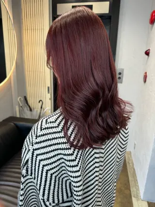 ミディアム カラー dao/ミルクティー /ブラウン/ブロンドのヘアスタイル