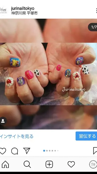 ネイル jurinailtokyo所属・jurinail tokyoのネイルデザイン