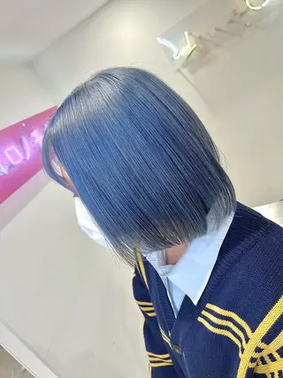 ミディアム カラー Iris所属・ハイトーン特化サロン 💎MOCA💎のヘアスタイル