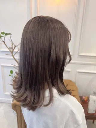 ミディアム SANA推し美容師 CHISA🍒のヘアスタイル