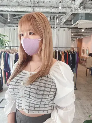 ロング LATTE  渋谷所属・♡レイヤーカット れお♡のヘアスタイル