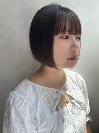 髪質改善jewelbox 〜私のトリートメント〜 東梅田店所属・髪質改善/ボブ/梅田 runa_ニュアンスのヘアスタイル