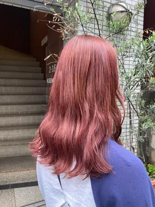 ロング カラー ベージュ/アレンジ /横浜/杉本千夏のヘアスタイル