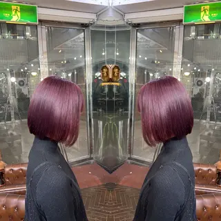 ショート カラー レイヤー/ボブ/ ミニボブ/AOIのヘアスタイル