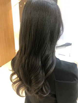 ロング カラー 髪質改善/縮毛矯正 ササキナツミのヘアスタイル