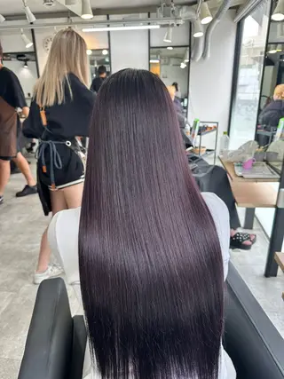 ロング カラー 難波ブリーチカラー 伊藤洋輝のヘアスタイル