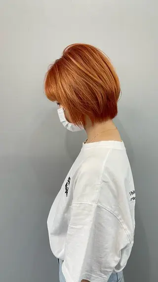 ショート カラー ヘアアレンジ 💐ナチュラルヘア Kroda💐のヘアスタイル