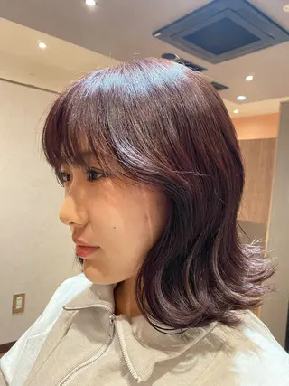 ミディアム 坂上 立のヘアスタイル