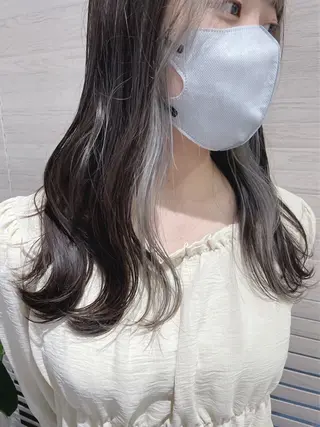 セミロング カラー SHOEI 【nero】のヘアスタイル