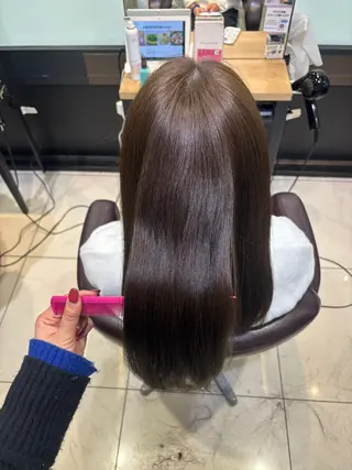 ロング カラー 韓国髪質改善艶カラー /レイヤー/miyuのヘアスタイル