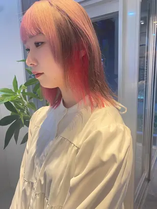 ミディアム カラー nambu-GARDEN所属・上田 昂雅のヘアスタイル