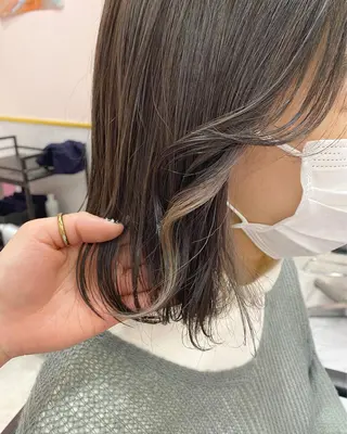 ショート カラー ヘアアレンジ SALOWIN横浜所属・𓍯韓国style/ 髪質改善𓍯中村和希のヘアスタイル