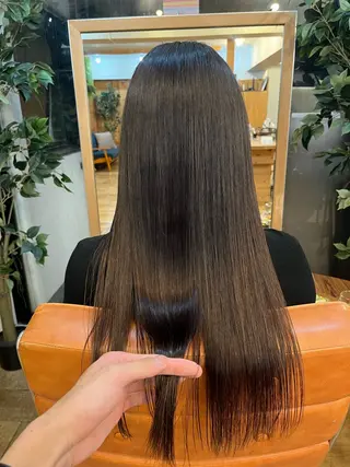 ロング ⚪️髪質改善 縮毛 店長 コウ⚪️のヘアスタイル