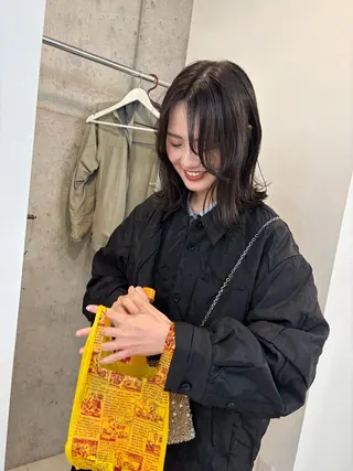 ミディアム カラー NOUN所属・eri kinjoのヘアスタイル