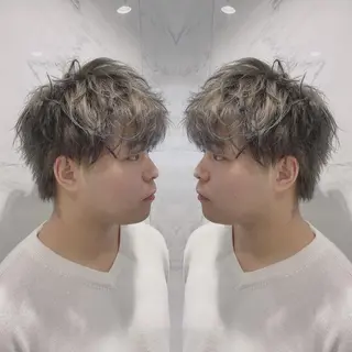 ショート カラー メンズ cecil hair所属・重政 和樹のヘアスタイル