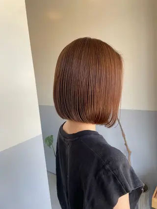 ミディアム 小久保 里紗のヘアスタイル