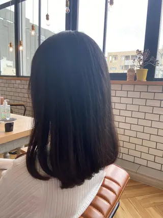 ミディアム ✨髪質改善/透明感✨ 西野　陽のヘアスタイル