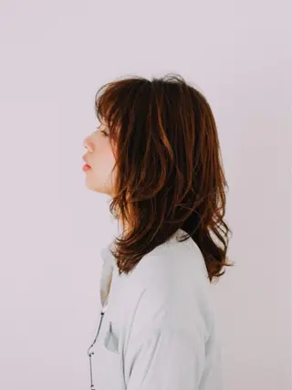 セミロング Marry’s西院所属・早川 大智のヘアスタイル