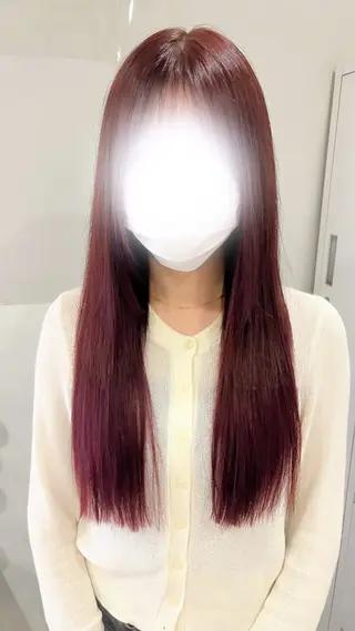 ミディアム カラー 🦋エクステ/透明感 /艶髪🦋REISAのヘアスタイル