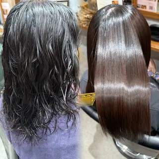 ロング ヒナ子🦋 ブリーチカラーのヘアスタイル