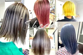 ミディアム ✨艶感/透け感✨Sherry所属・艶髪/ハイトーン Sherryのヘアスタイル