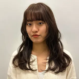 ロング レイヤー/艶カラー /パーマ💚千琴のヘアスタイル