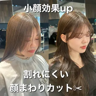 🎀大竹美侑／顔まわ りカット／レイヤーのヘアスタイル