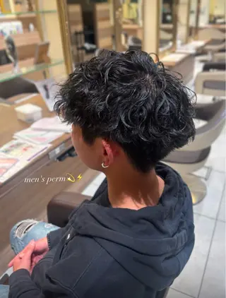 パーマ メンズ ⭐️モデル募集中⭐️ ⸝⋆🪐遠藤 青葉のヘアスタイル
