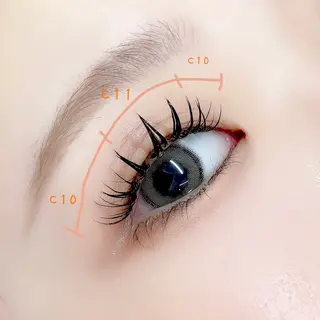 マツエク・マツパ Morganite 🦋 ÿui 🦋のマツエク・マツパデザイン