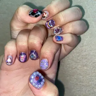 ショート カラー ヘアアレンジ ネイル マツエク・マツパ 💠AYANE /吉祥寺💠のマツエク・マツパデザイン